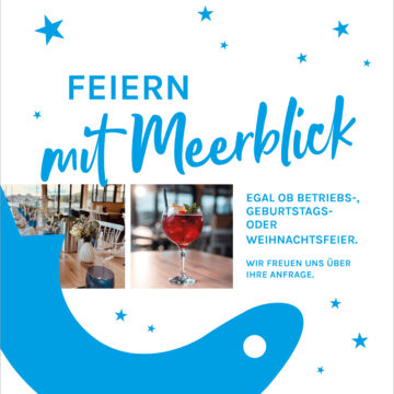 FEIERN mit Meerblick