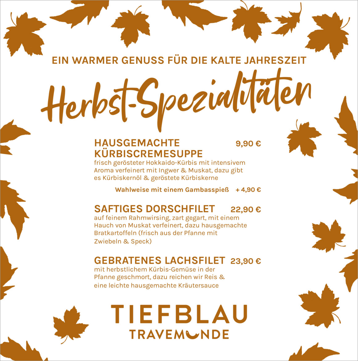 Herbst-Spezialitäten